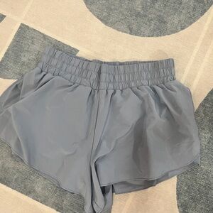 CRZ YOGA Light Blue Athletic Shorts